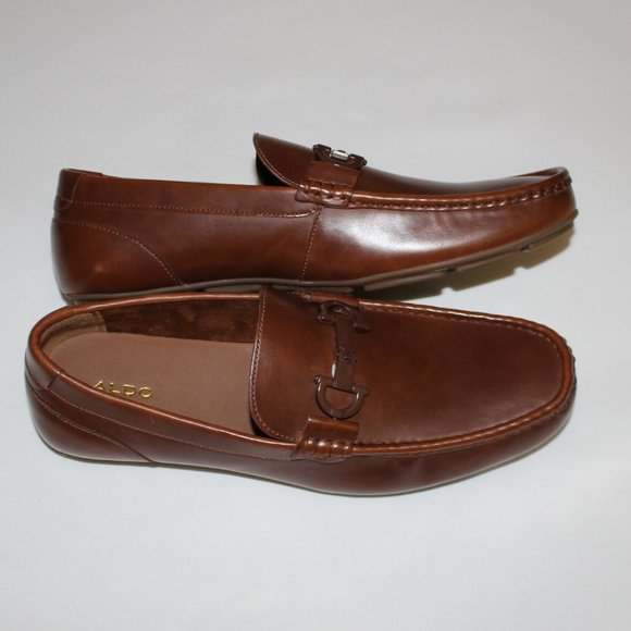 ALDO HUGO BROWN METAL BIT DRIVER SHOES US 11D/ EUR44/ UK10 main image 6